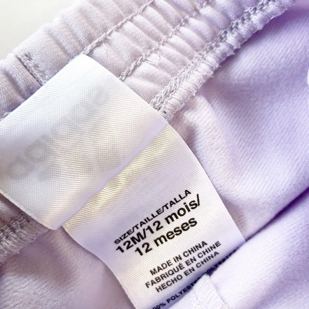 Adidas baby girls lavender sweatpants